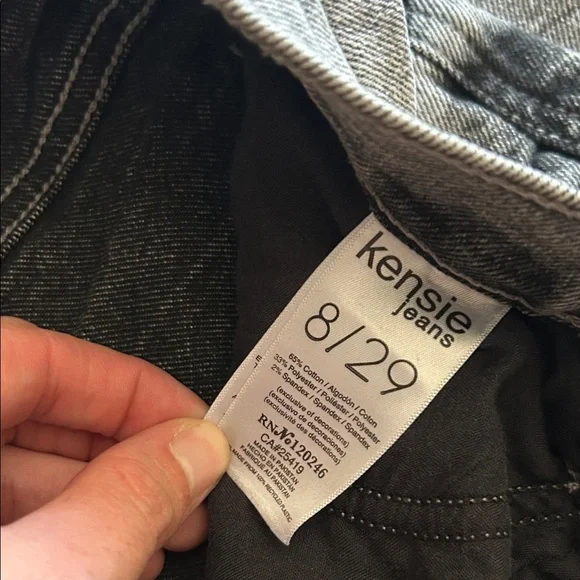 Kensie Gray Denim Jeans - Picture 4 of 9